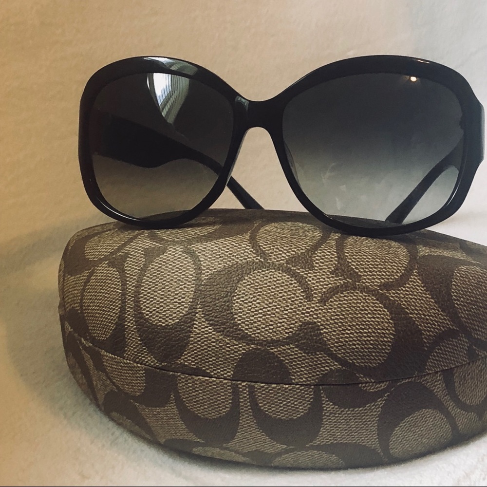 Coach Joelle Black Sunglasses AUTHENTIC